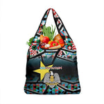 South Sudan Grocery Bag Geometric African Patterns - African Pride