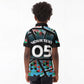 Custom South Sudan Kid Polo Shirt Geometric African Patterns - African Pride