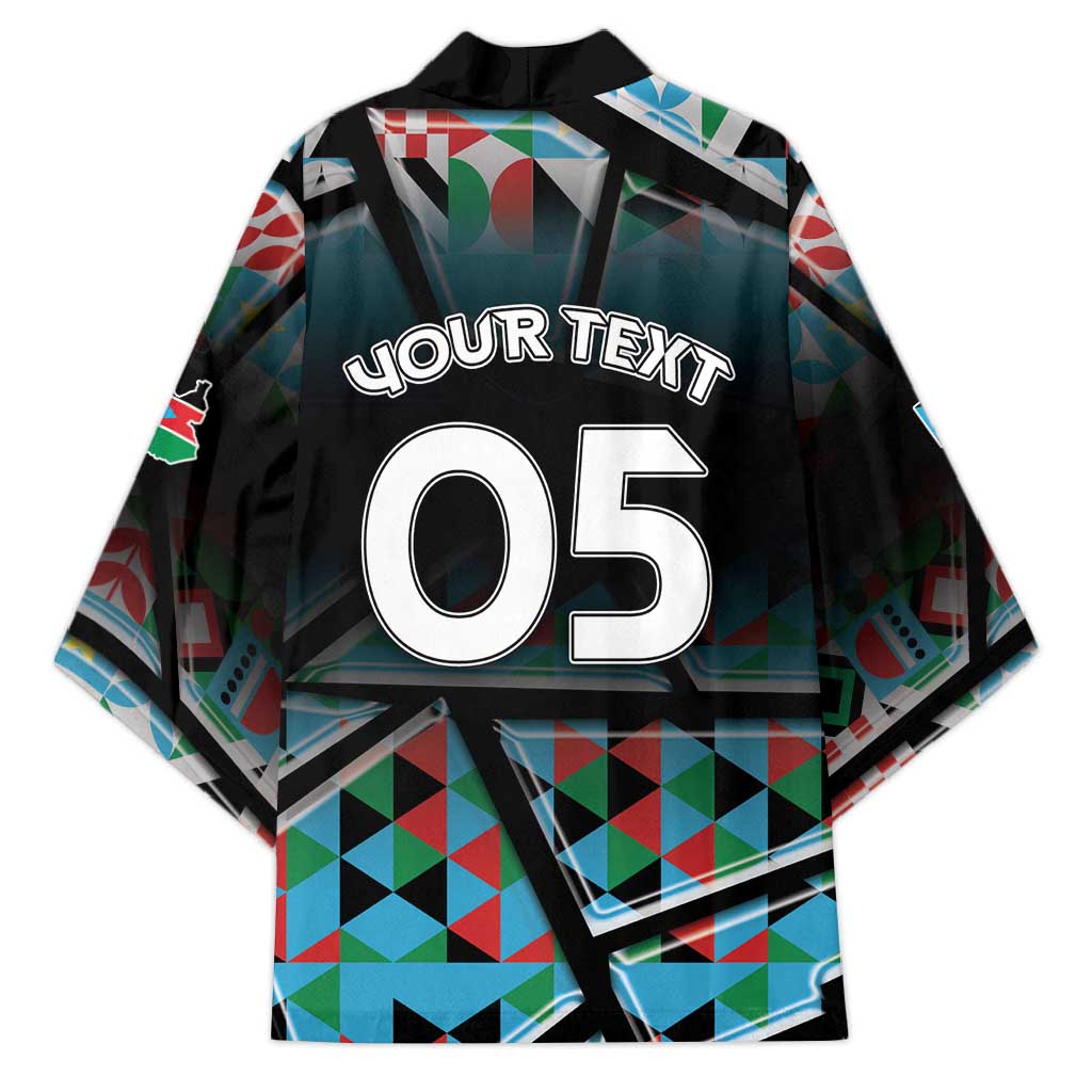 Custom South Sudan Kimono Geometric African Patterns - African Pride