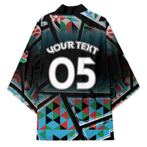 Custom South Sudan Kimono Geometric African Patterns - African Pride