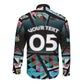 Custom South Sudan Long Sleeve Button Shirt Geometric African Patterns - African Pride
