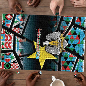 South Sudan Puzzle Geometric African Patterns - African Pride