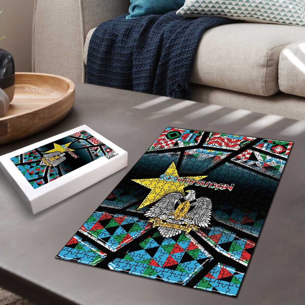 South Sudan Puzzle Geometric African Patterns - African Pride