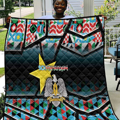 South Sudan Quilt Geometric African Patterns - African Pride