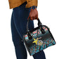 South Sudan Shoulder Handbag Geometric African Patterns - African Pride