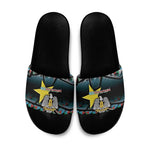 South Sudan Slide Sandals Geometric African Patterns - African Pride