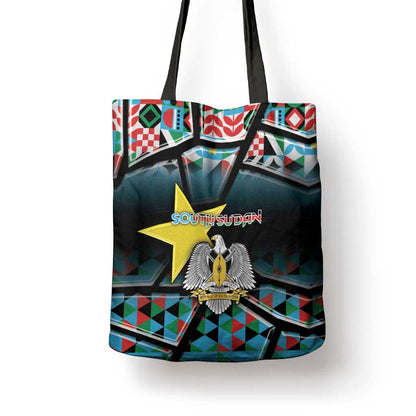 South Sudan Tote Bag Geometric African Patterns - African Pride