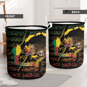 Benin Laundry Basket Powerful African Leopard - African Pride