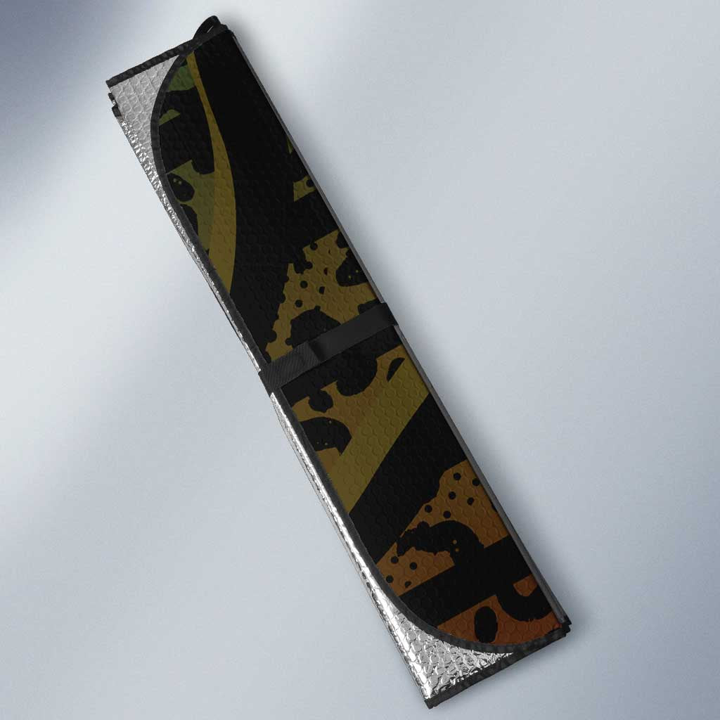 Benin Auto Sun Shade Powerful African Leopard - African Pride