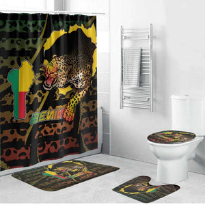 Benin Bathroom Set Powerful African Leopard - African Pride