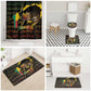 Benin Bathroom Set Powerful African Leopard - African Pride