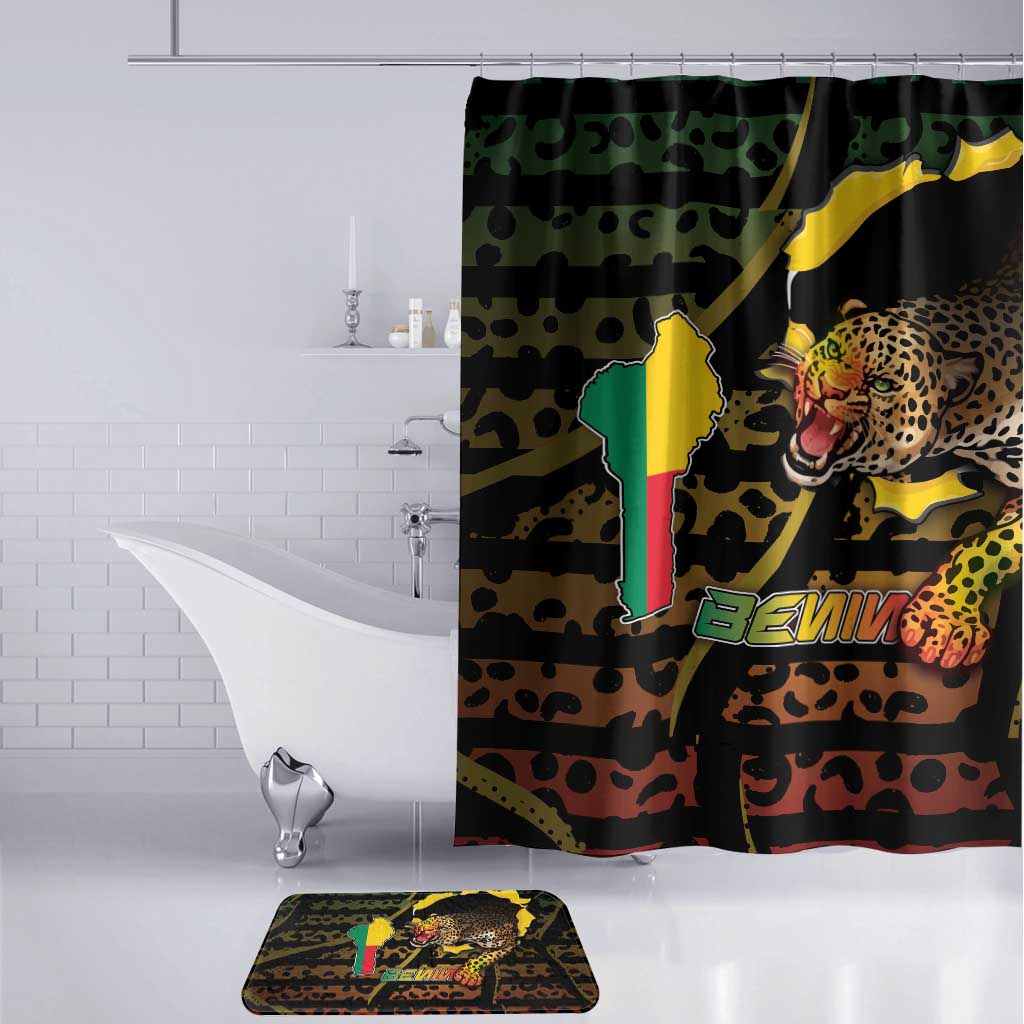 Benin Bathroom Set Powerful African Leopard - African Pride