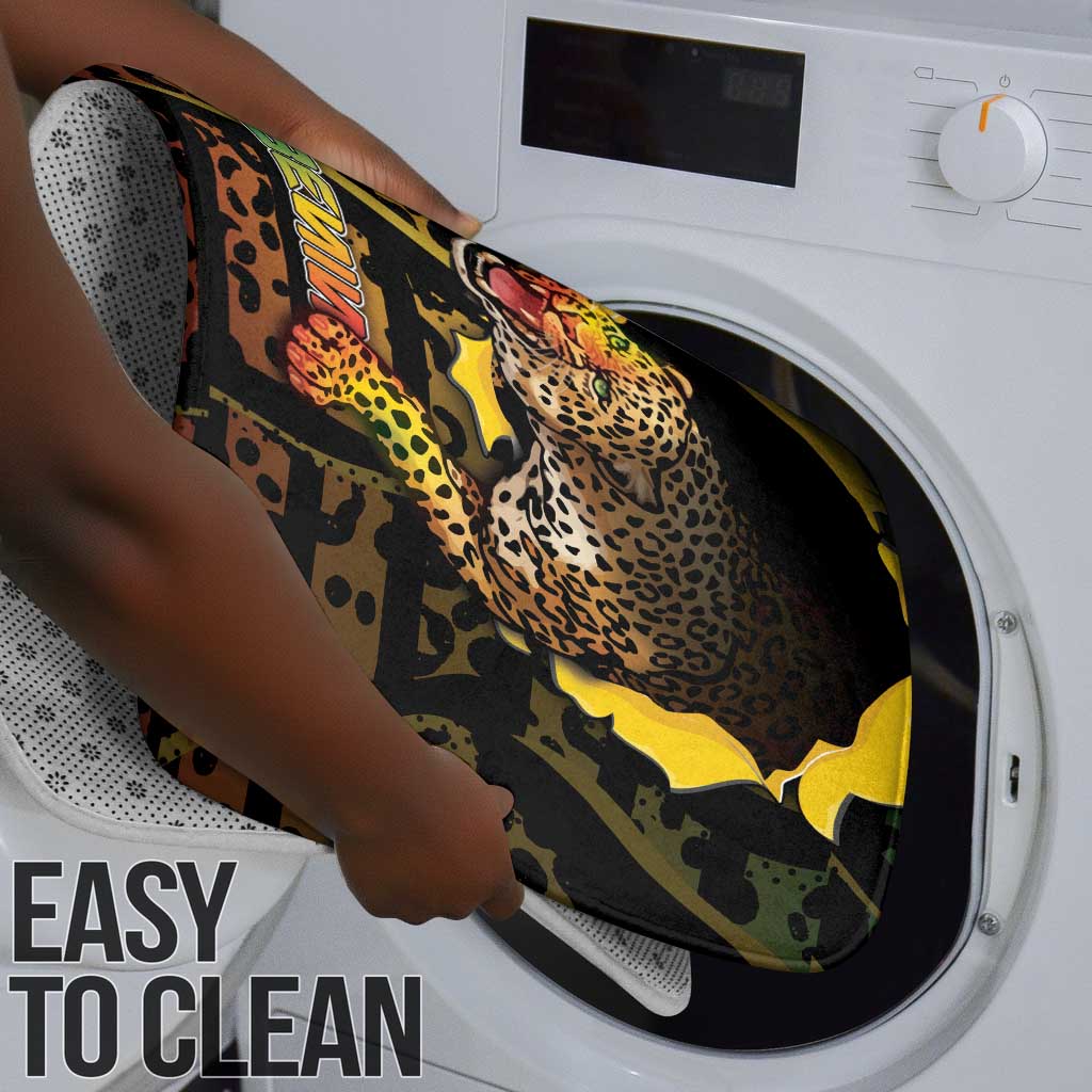 Benin Bathroom Set Powerful African Leopard - African Pride