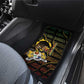 Personalized Benin Car Mats Powerful African Leopard - African Pride