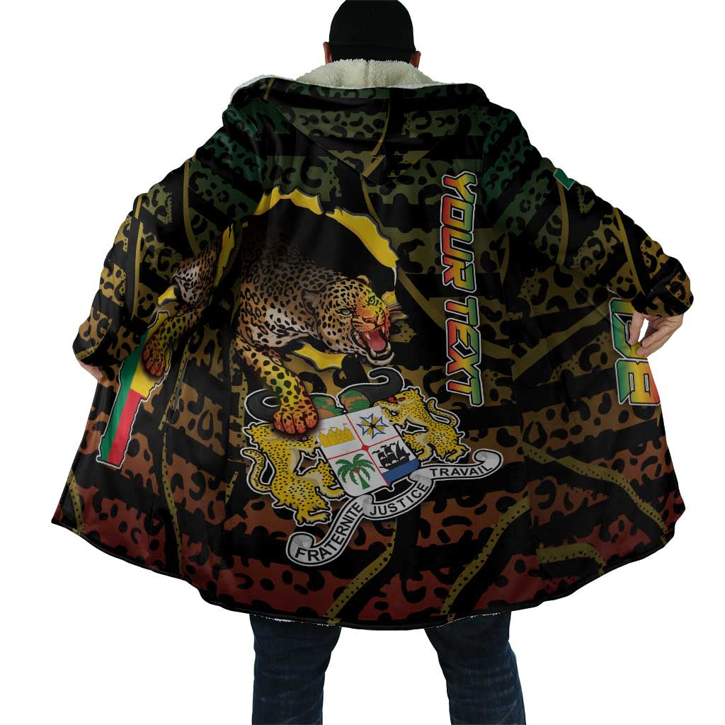 Personalized Benin Cloak Powerful African Leopard - African Pride
