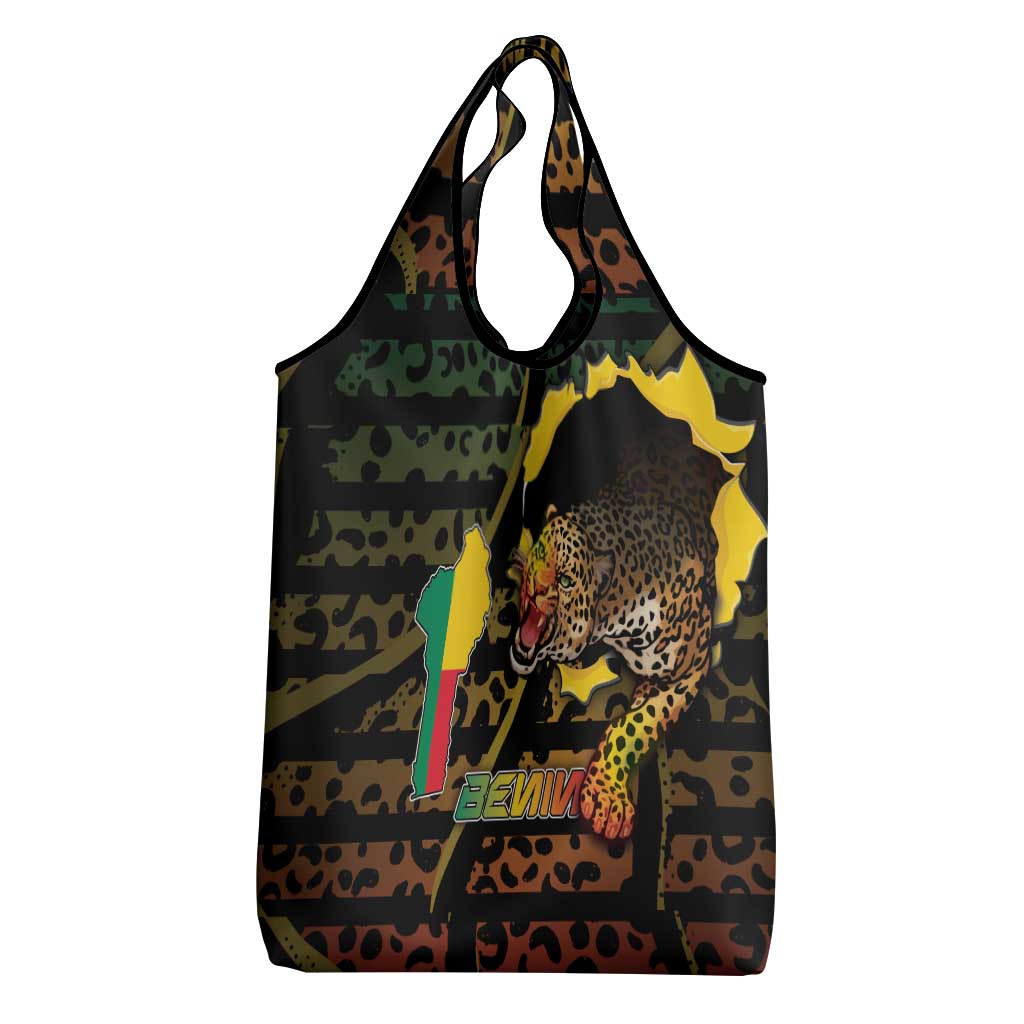 Benin Grocery Bag Powerful African Leopard - African Pride