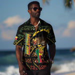 Personalized Benin Hawaiian Shirt Powerful African Leopard - African Pride