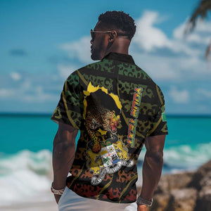 Personalized Benin Hawaiian Shirt Powerful African Leopard - African Pride