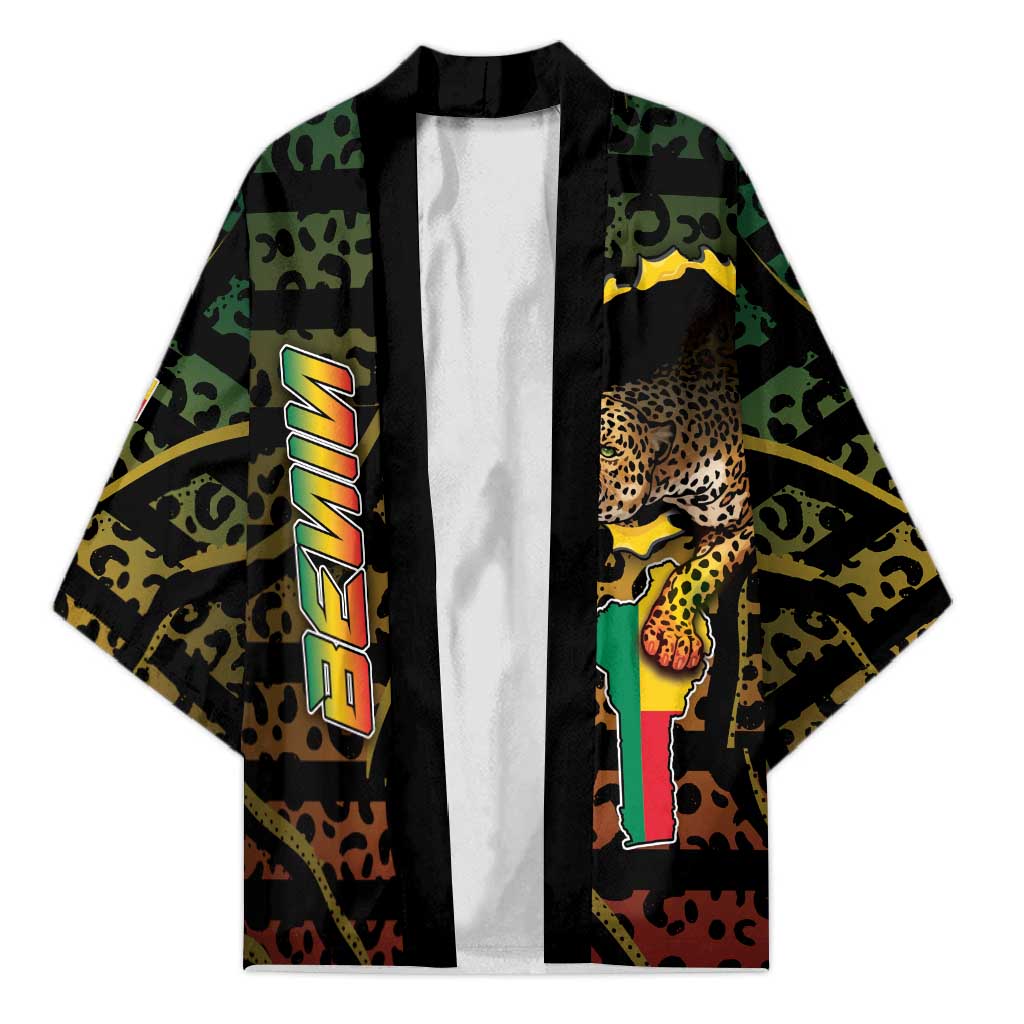 Personalized Benin Kimono Powerful African Leopard - African Pride