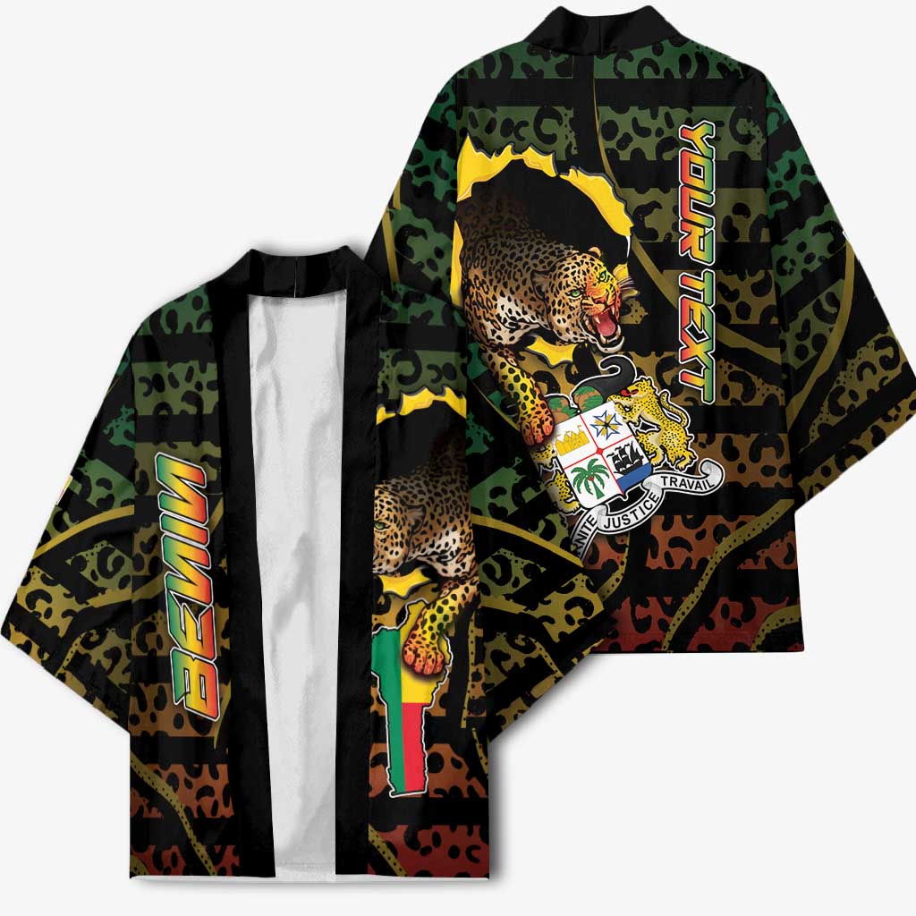 Personalized Benin Kimono Powerful African Leopard - African Pride