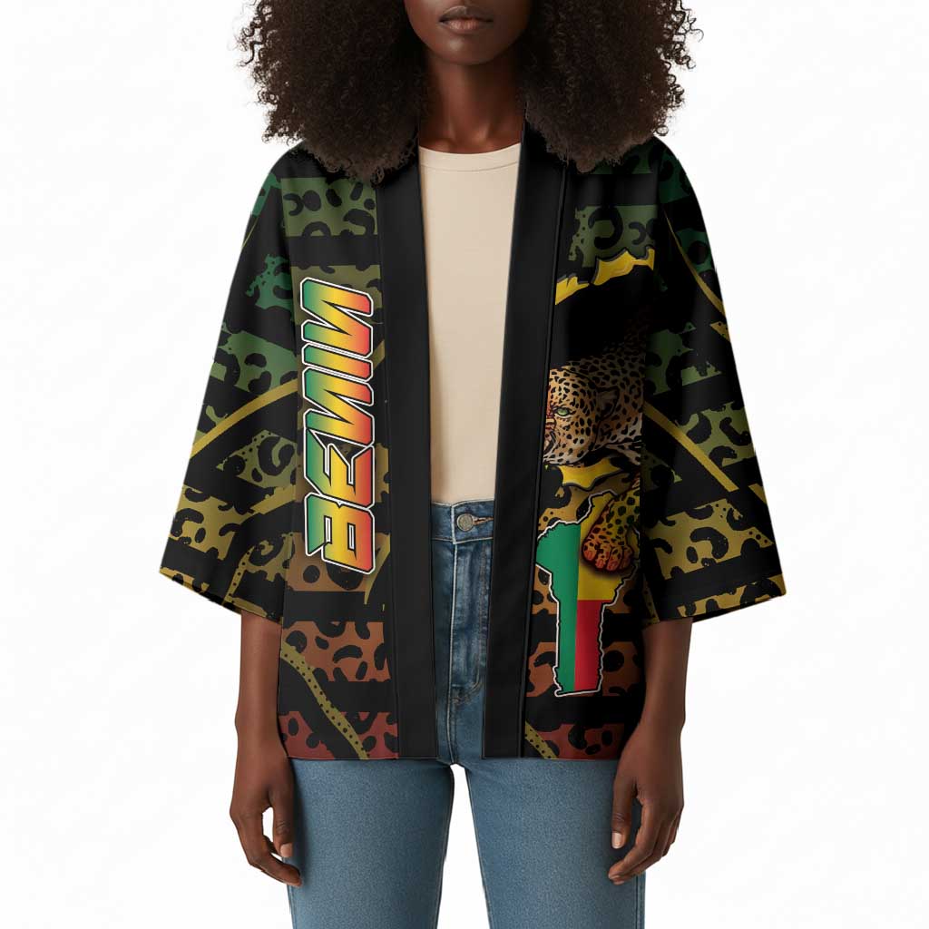 Personalized Benin Kimono Powerful African Leopard - African Pride