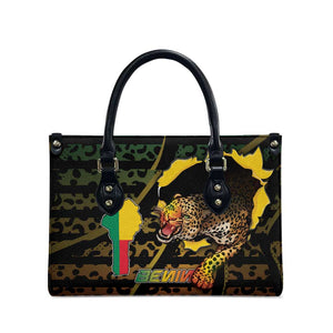 Benin Leather Bag Powerful African Leopard - African Pride