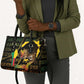 Benin Leather Bag Powerful African Leopard - African Pride