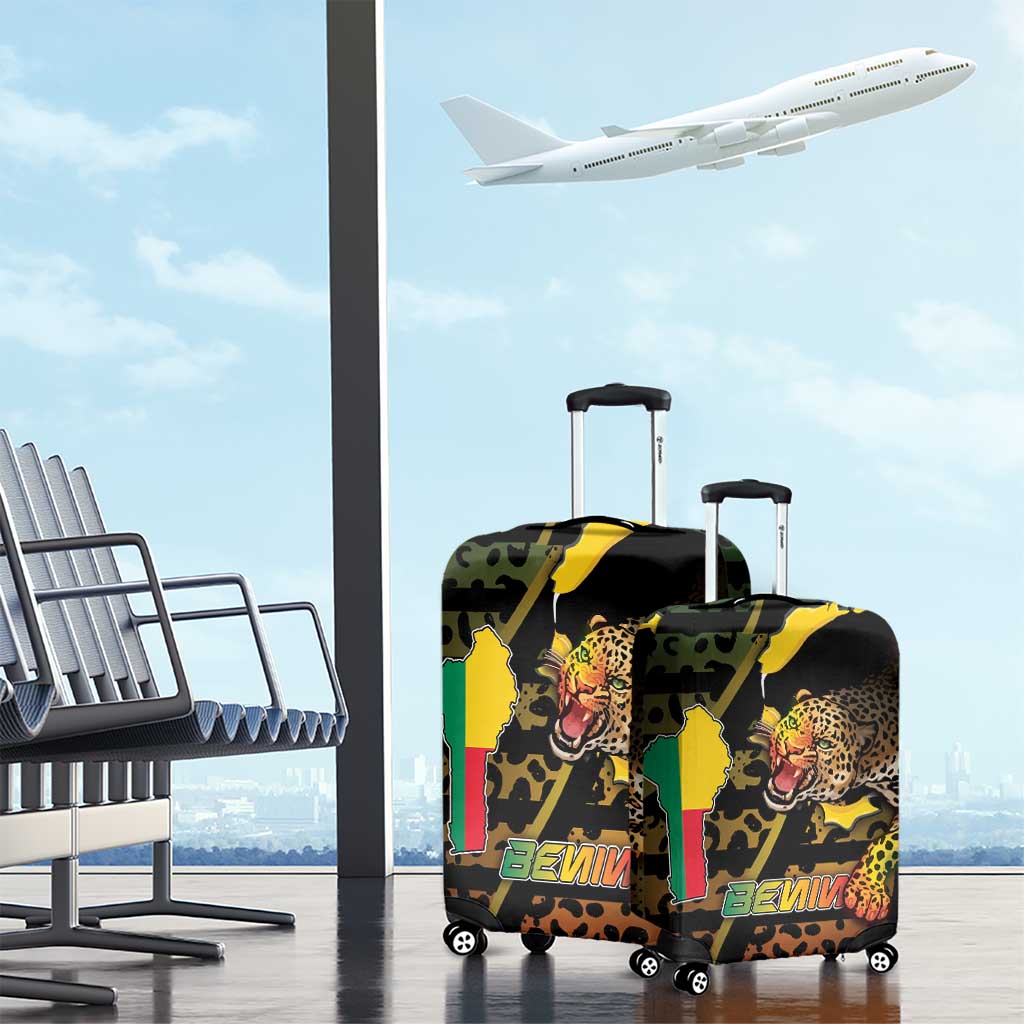 Benin Luggage Cover Powerful African Leopard - African Pride
