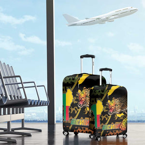 Benin Luggage Cover Powerful African Leopard - African Pride