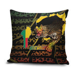 Benin Pillow Cover Powerful African Leopard - African Pride