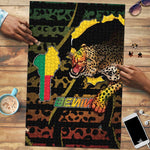 Benin Puzzle Powerful African Leopard - African Pride