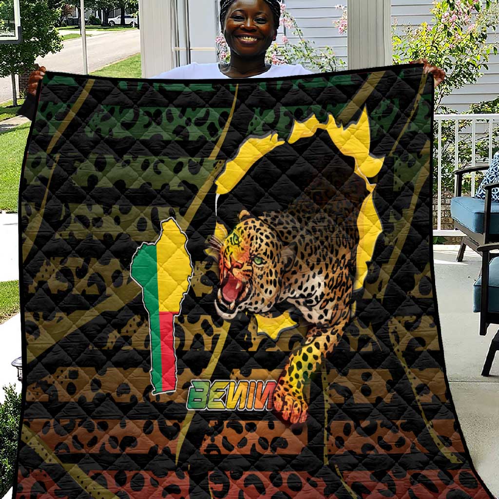 Benin Quilt Powerful African Leopard - African Pride