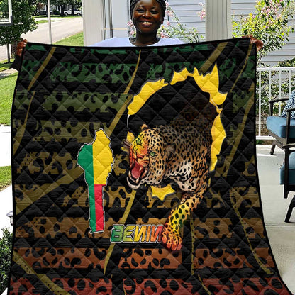 Benin Quilt Powerful African Leopard - African Pride