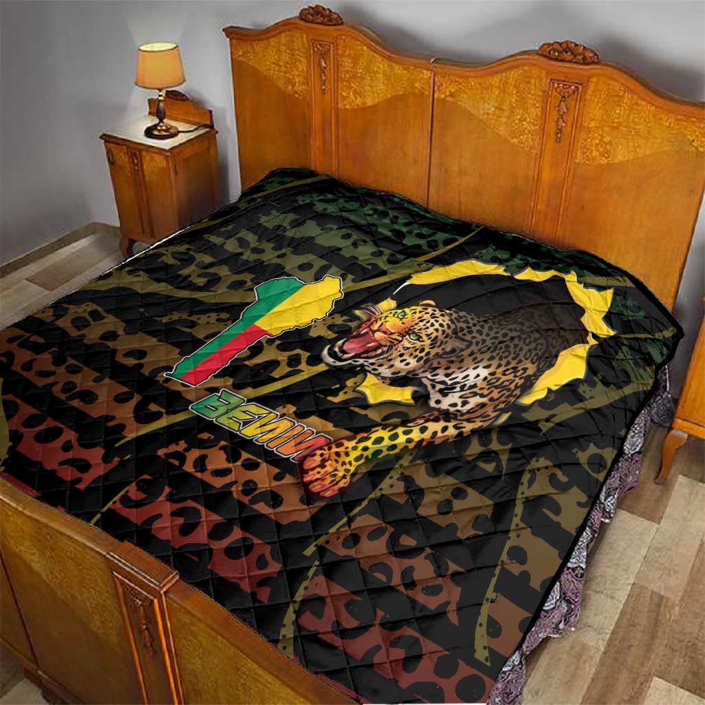 Benin Quilt Powerful African Leopard - African Pride