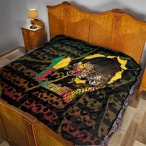 Benin Quilt Powerful African Leopard - African Pride