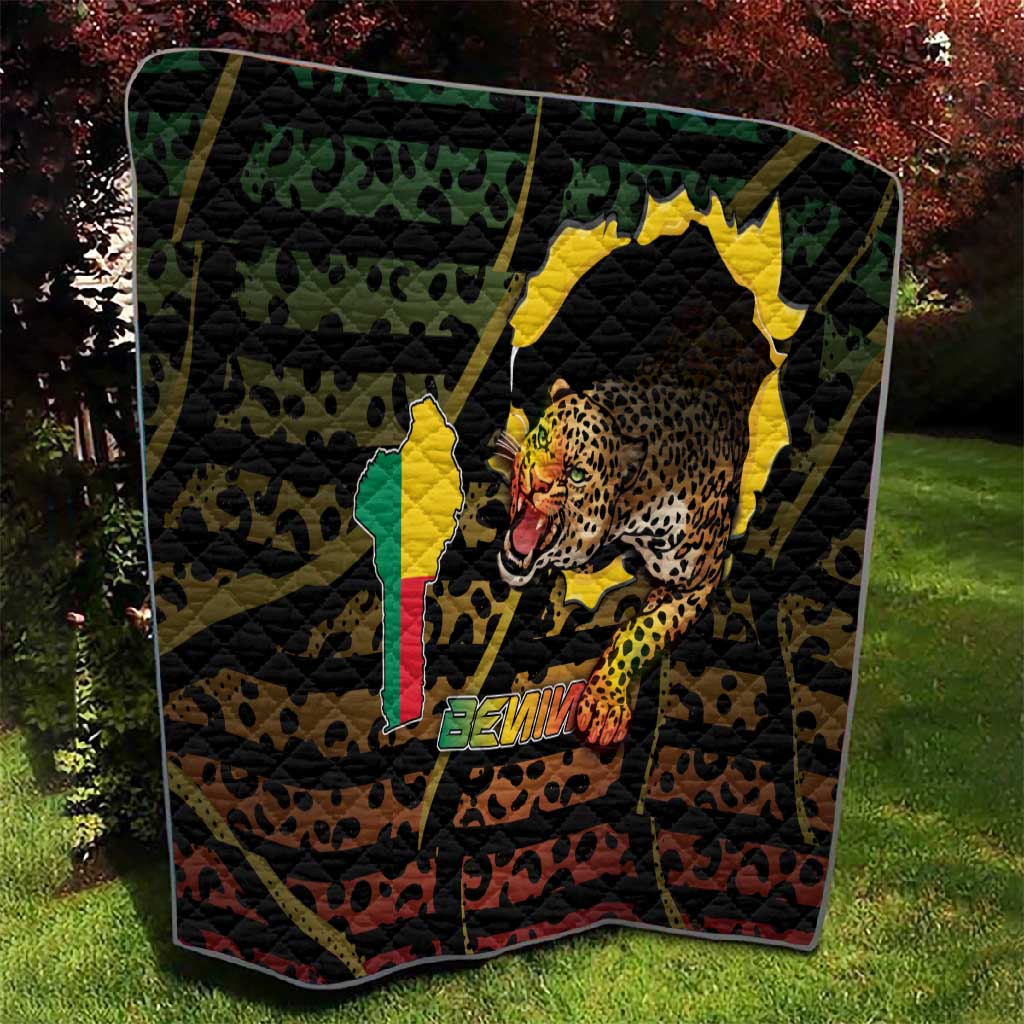 Benin Quilt Powerful African Leopard - African Pride