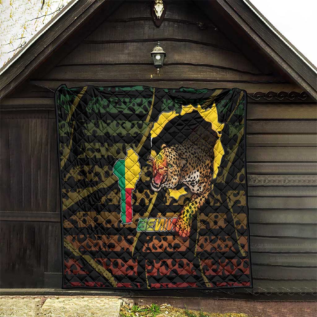 Benin Quilt Powerful African Leopard - African Pride