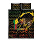 Benin Quilt Bed Set Powerful African Leopard - African Pride