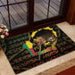 Benin Rubber Doormat Powerful African Leopard - African Pride