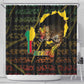 Benin Shower Curtain Powerful African Leopard - African Pride