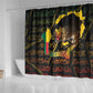 Benin Shower Curtain Powerful African Leopard - African Pride