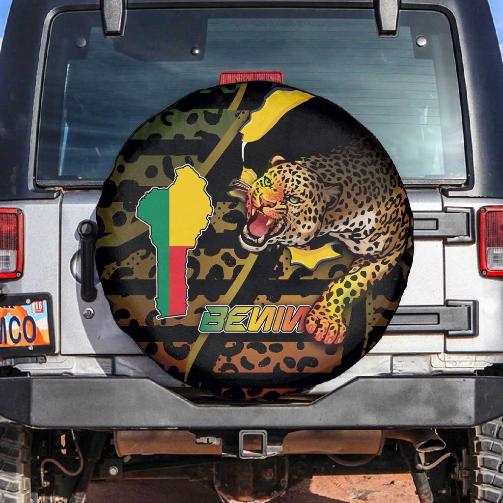 Benin Spare Tire Cover Powerful African Leopard - African Pride