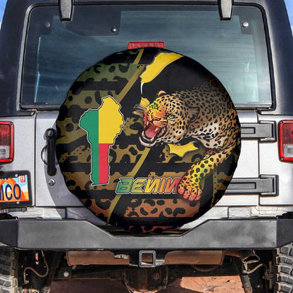 Benin Spare Tire Cover Powerful African Leopard - African Pride