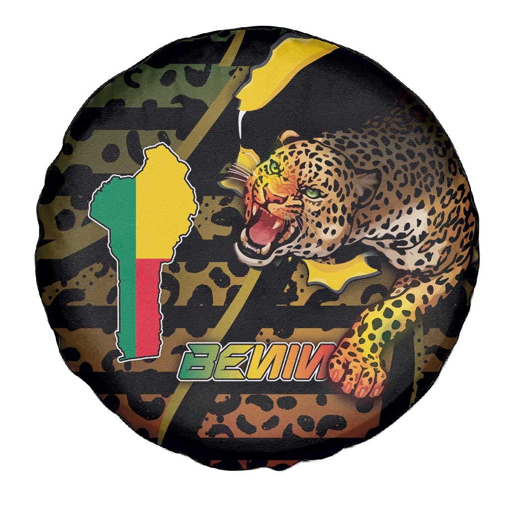 Benin Spare Tire Cover Powerful African Leopard - African Pride