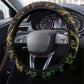 Benin Steering Wheel Cover Powerful African Leopard - African Pride