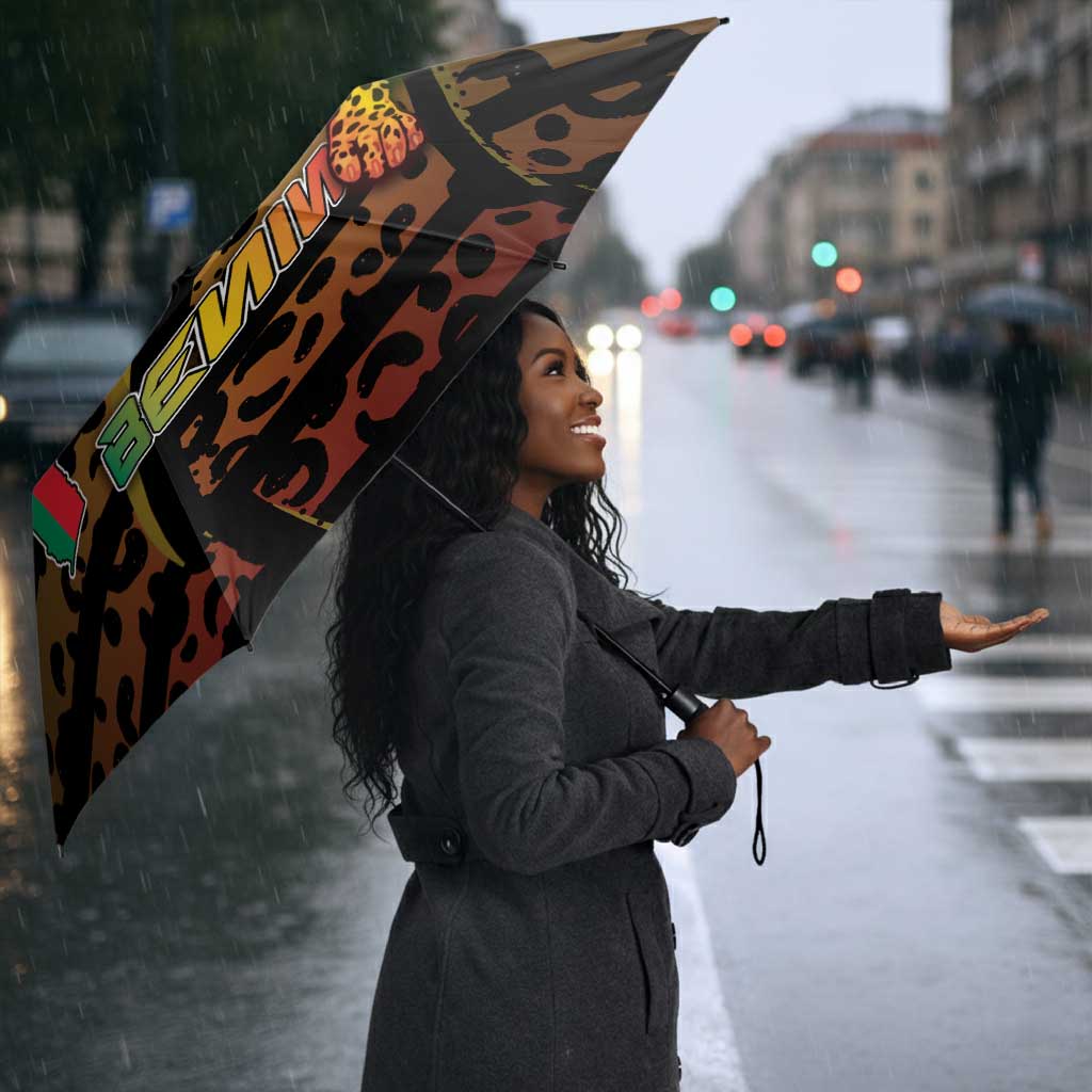 Benin Umbrella Powerful African Leopard - African Pride