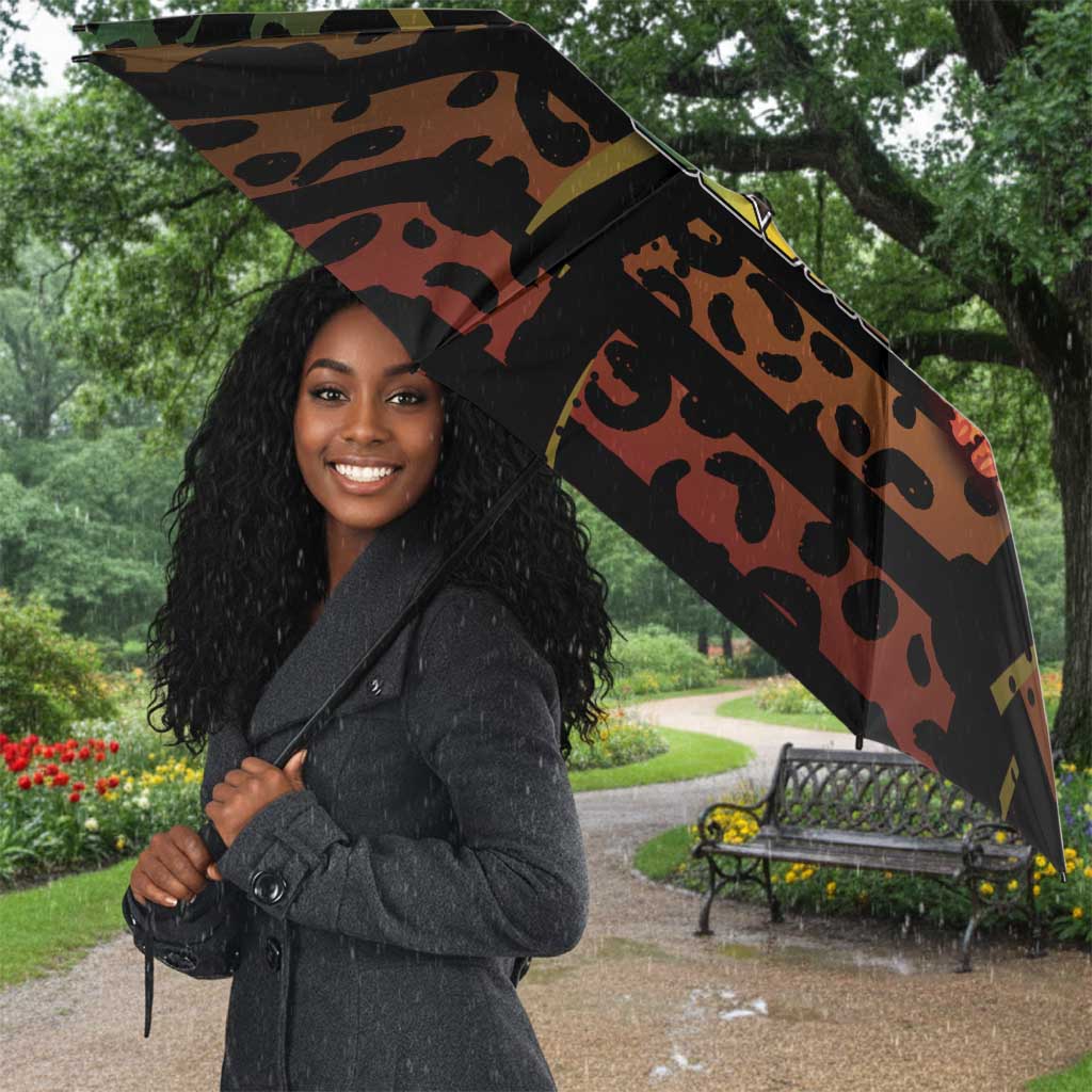 Benin Umbrella Powerful African Leopard - African Pride