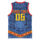 Custom DR Congo Football Basketball Jersey Leopard Jaguar Tribal Pattern With Flags