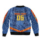 Custom DR Congo Football Bomber Jacket Leopard Jaguar Tribal Pattern With Flags