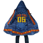 Custom DR Congo Football Cloak Leopard Jaguar Tribal Pattern With Flags